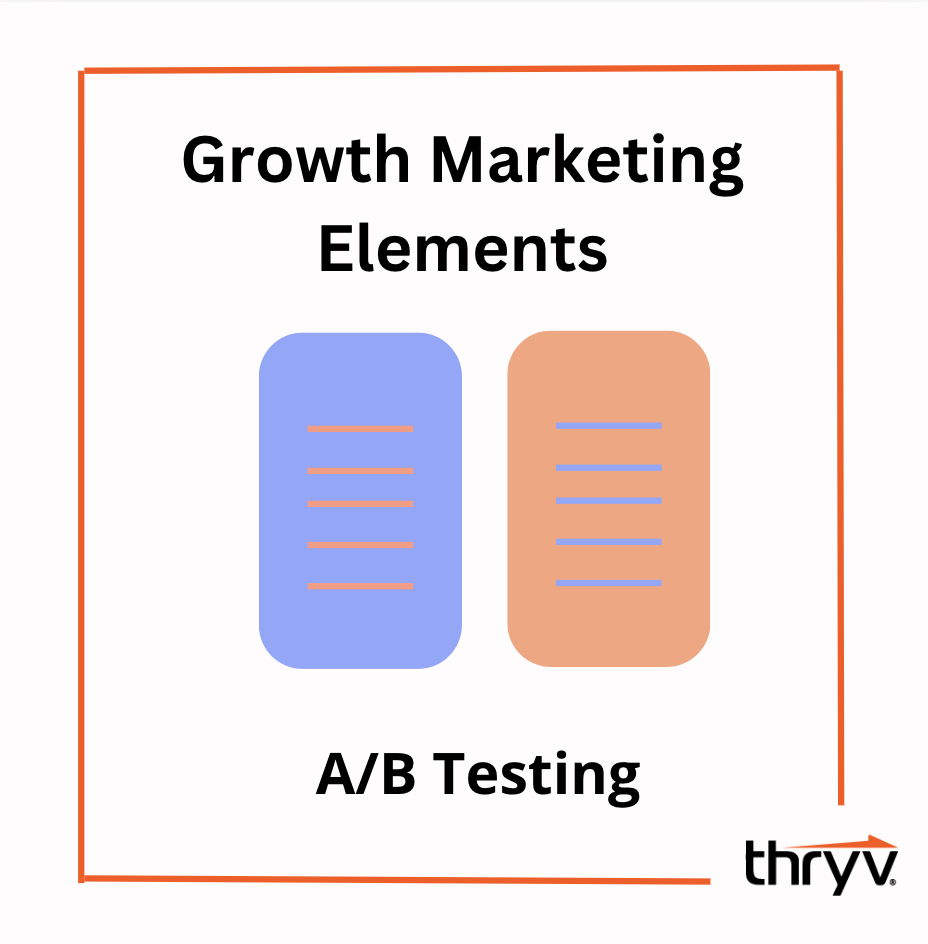 Growth marketing element - ab testing