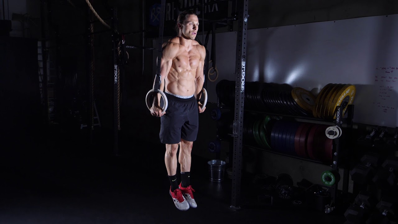 Gymnastic Rings Exercises - Ring Support Hold