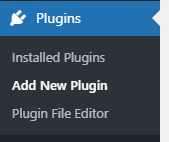 a screenshot of add new plugin under plugins