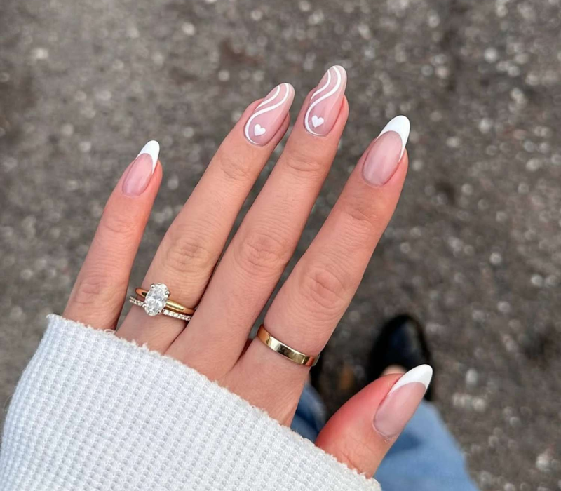Accented French Tips