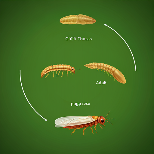 Lifecycle and Behavior of Chilli Thrips