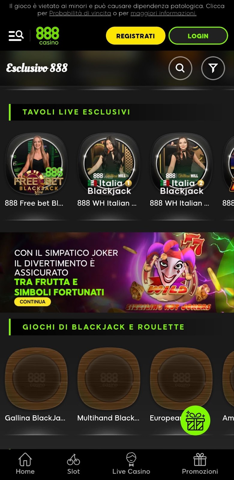 888Casinò App