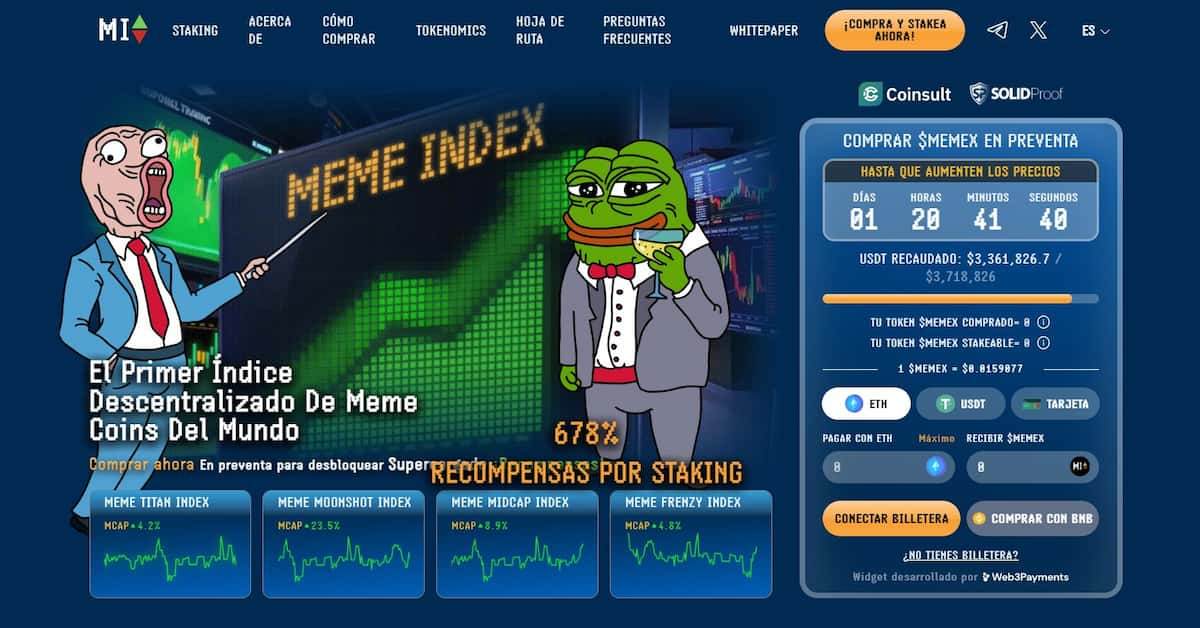 meme index- primer índice descentralizado de meme coins