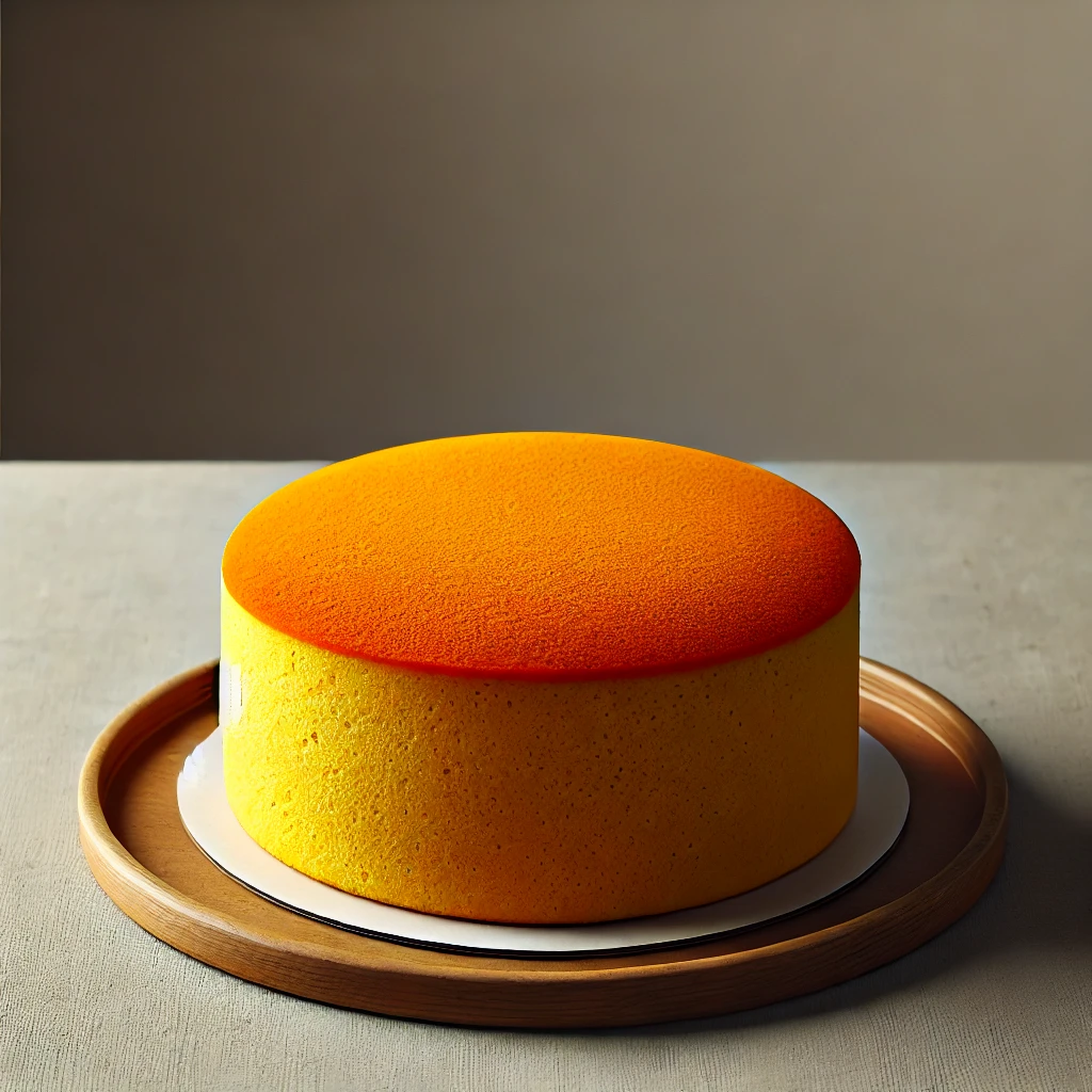 Saffron Layer Cake (Orange Color)