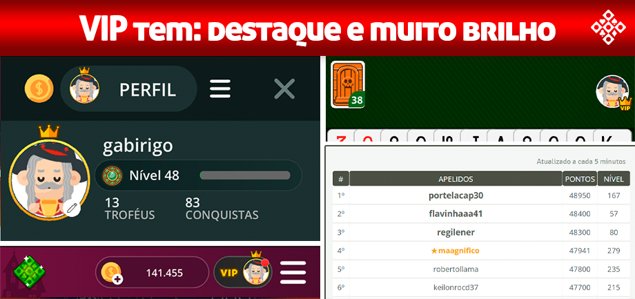 vip tem destaque e muito brilho