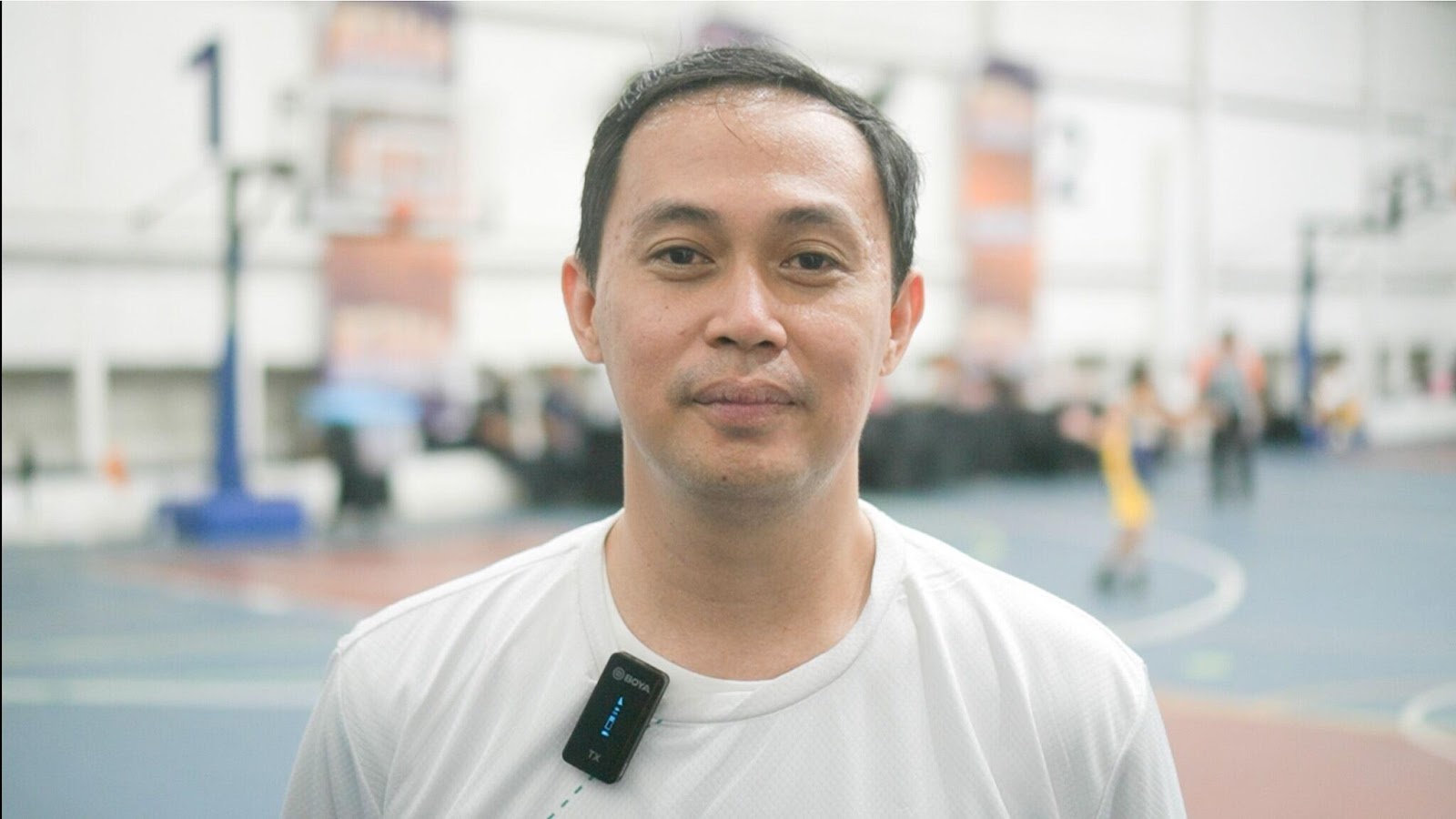 Matthew Bayu Putra, pelatih bola basket dari tim Rockstar Academy Bintaro Exchange