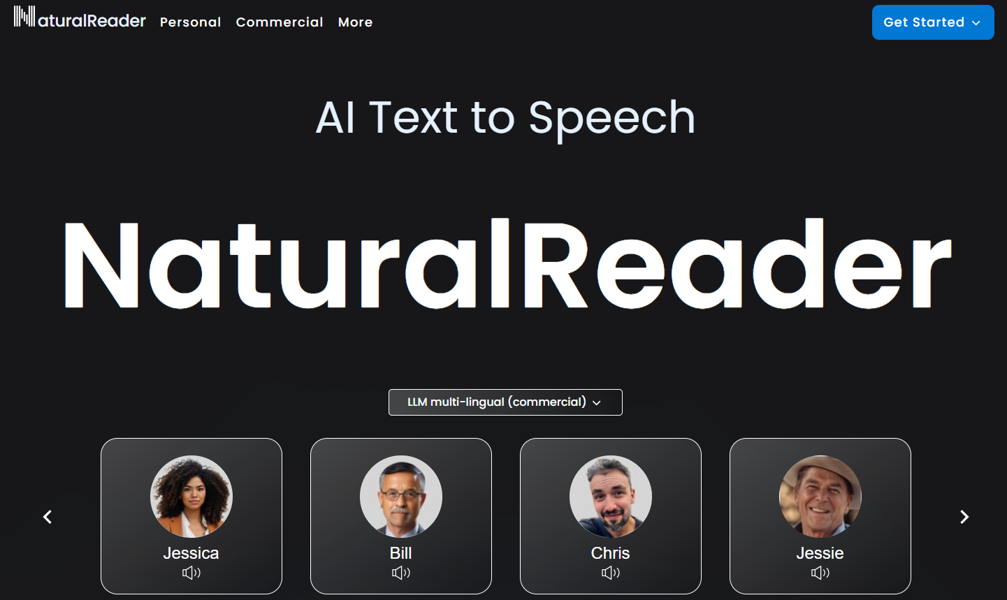 NaturalReader's website