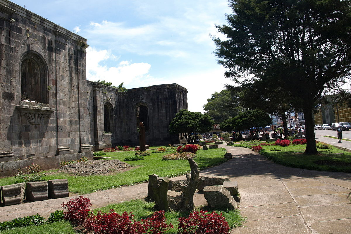 Ruins of James the Apostle Parish near Brasilito Costa Rica