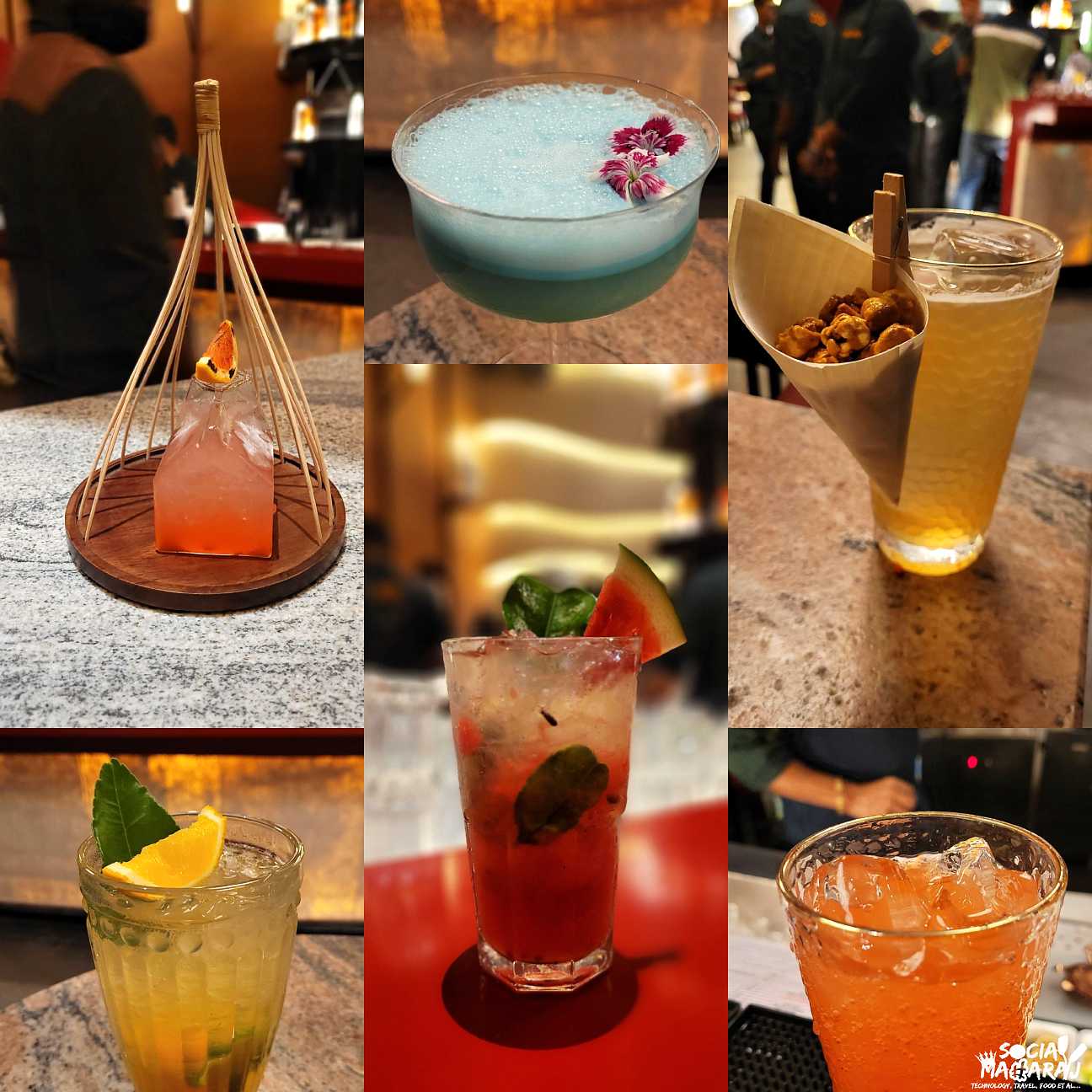 Image showcasing different cocktails and beers in Hyderabad
