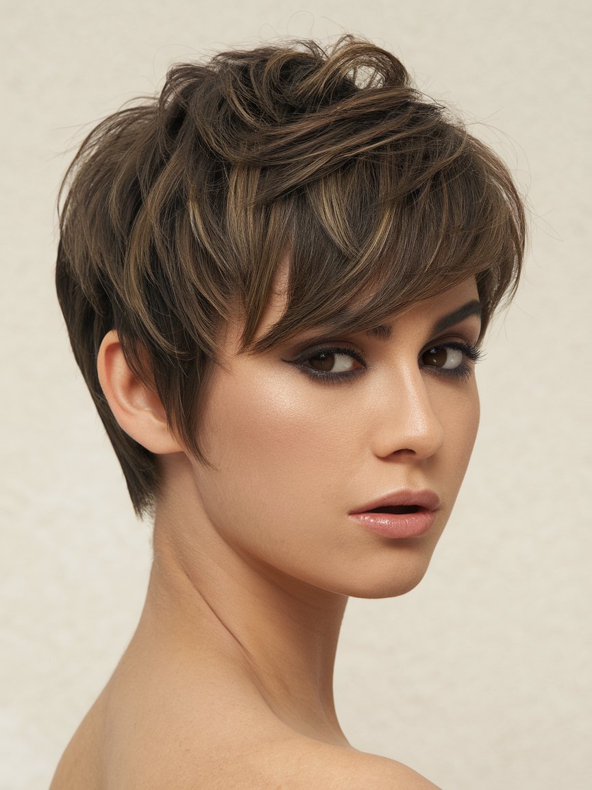 7. Rounded Layered Pixie