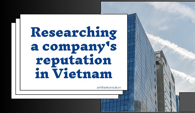 Research for the reputation of the company in Vietnam: Risk Management