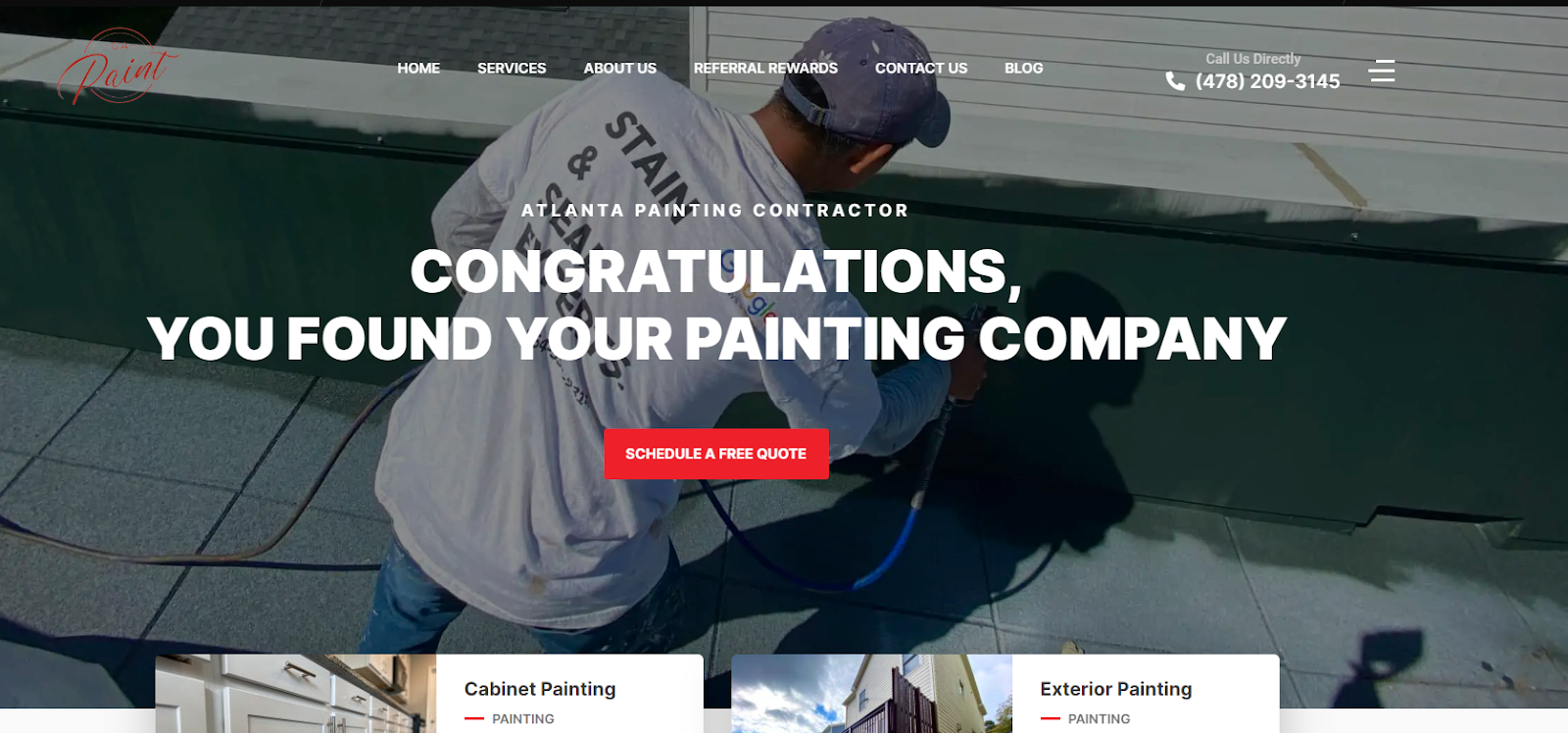 Paint homepage