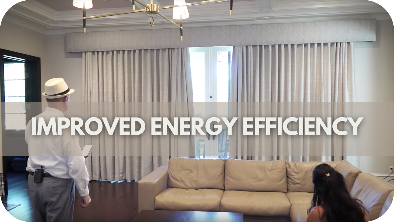 Benefits of Motorised Curtains: Improved Energy Efficiency