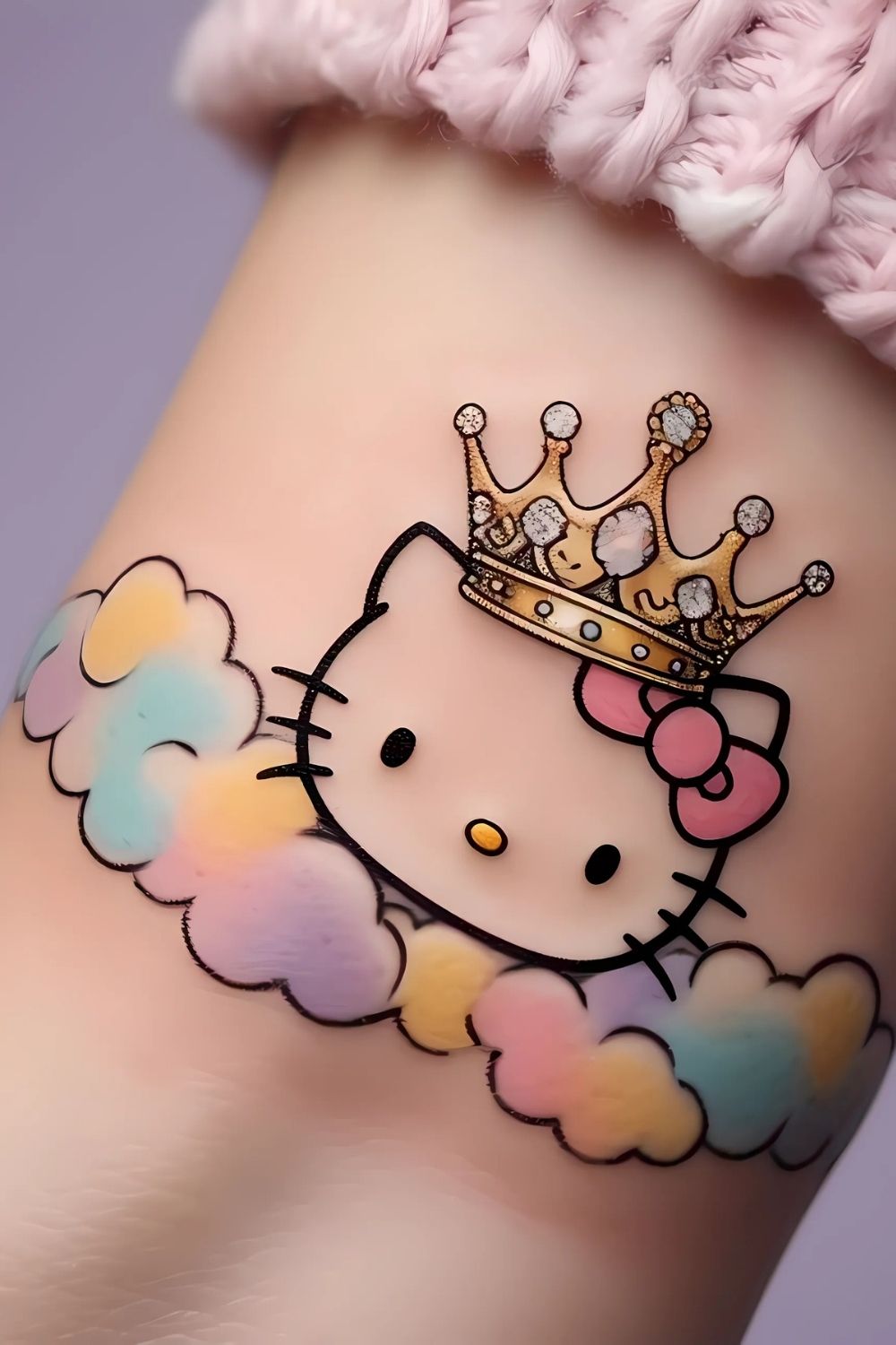Hello Kitty Queen Tattoo