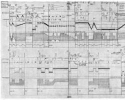 Image of Karlheinz Stockhausen's graphic score