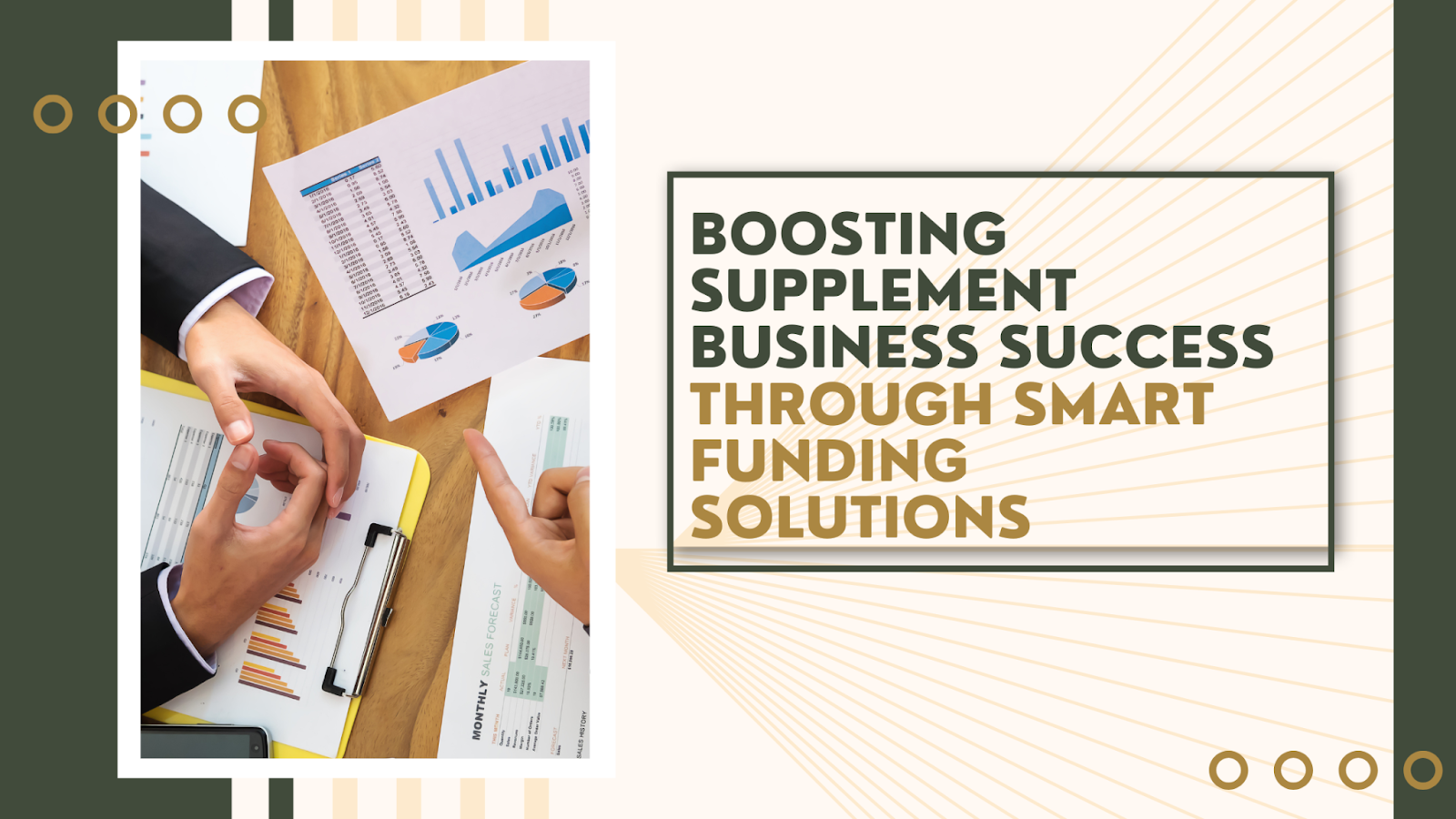 Boosting Supplement Business Success Through Smart Funding Solutions