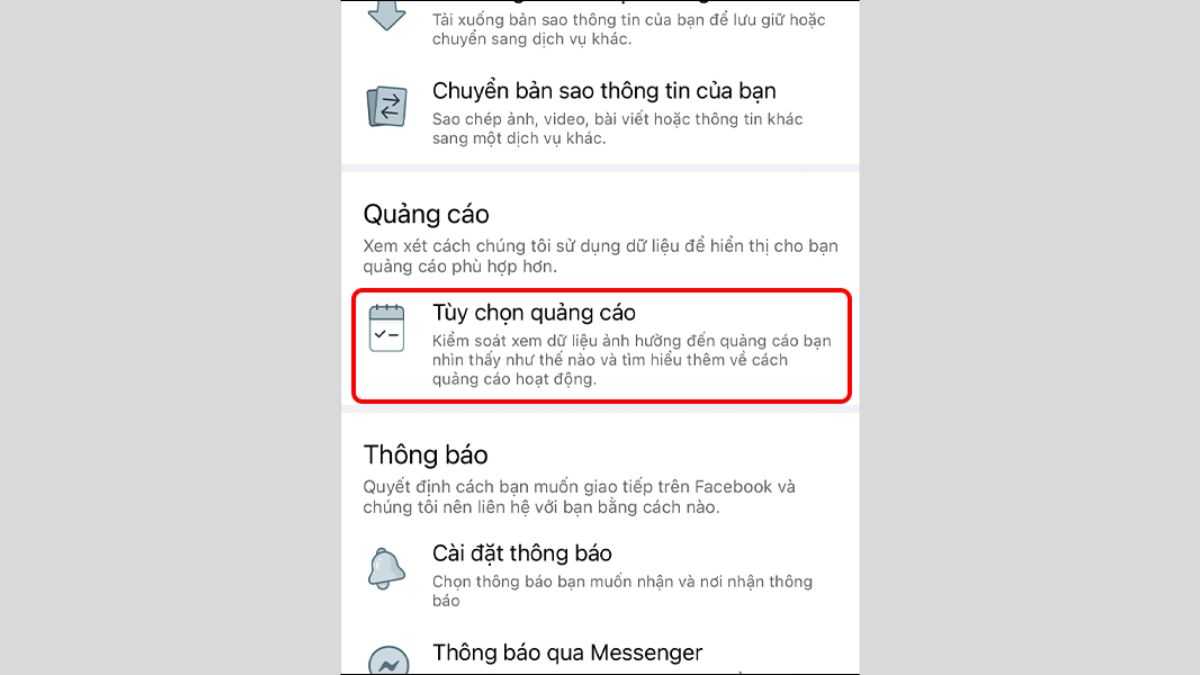 ẩn quảng cáo trên facebook