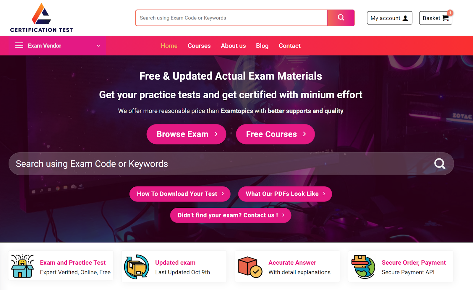 Certificationtest.net - Free Exam Dumps for IT professional