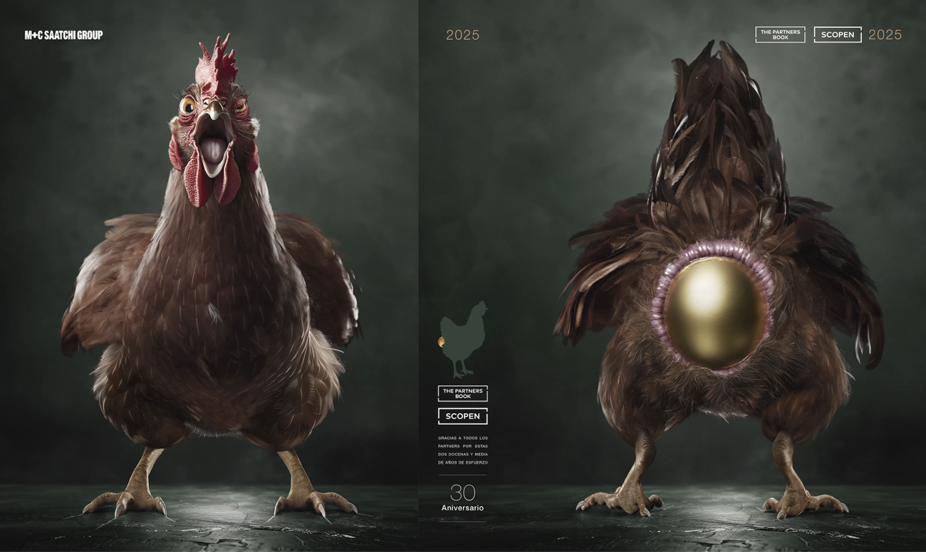 Image from the SCOPEN's 30th Anniversary: Editorial Design for a Golden Idea article on Abduzeedo