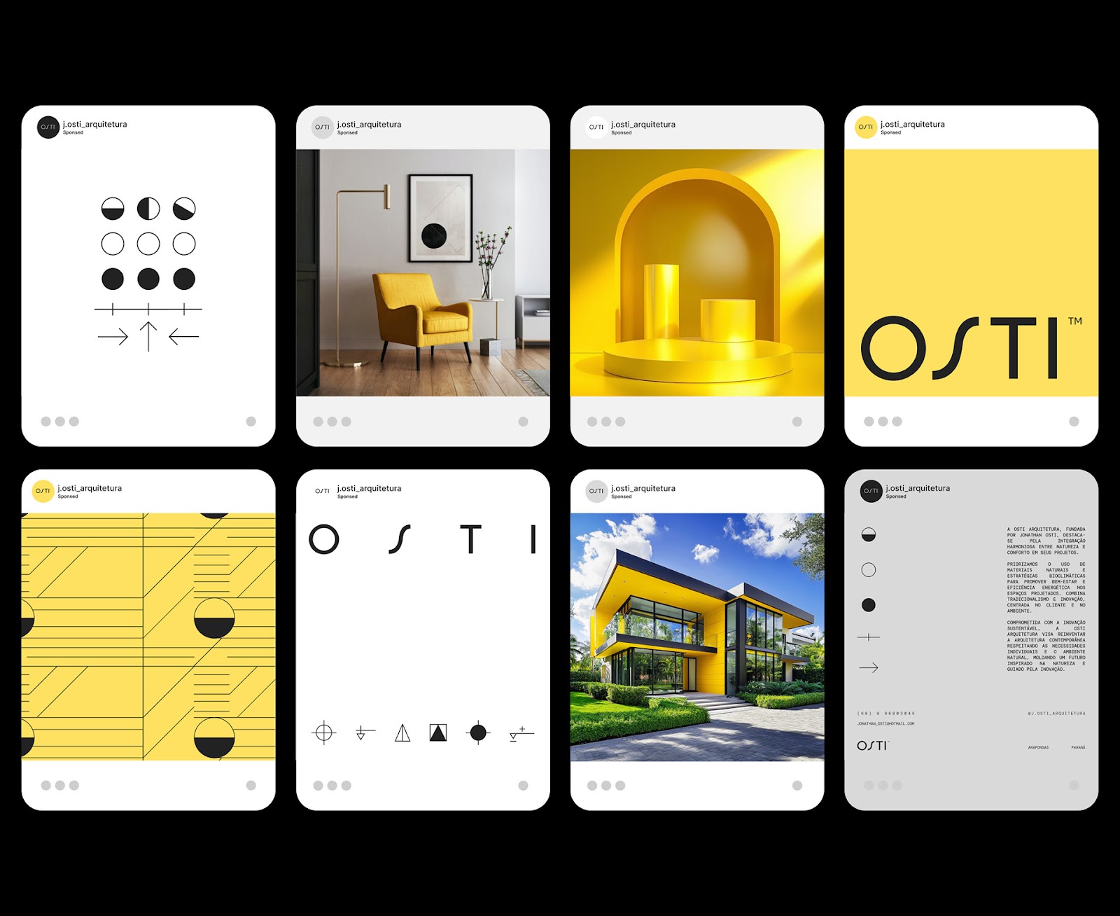 Image from the OSTI Architecture: Branding & Visual Identity Insights article on Abduzeedo