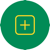 A green circle with a yellow cross in it

Description automatically generated