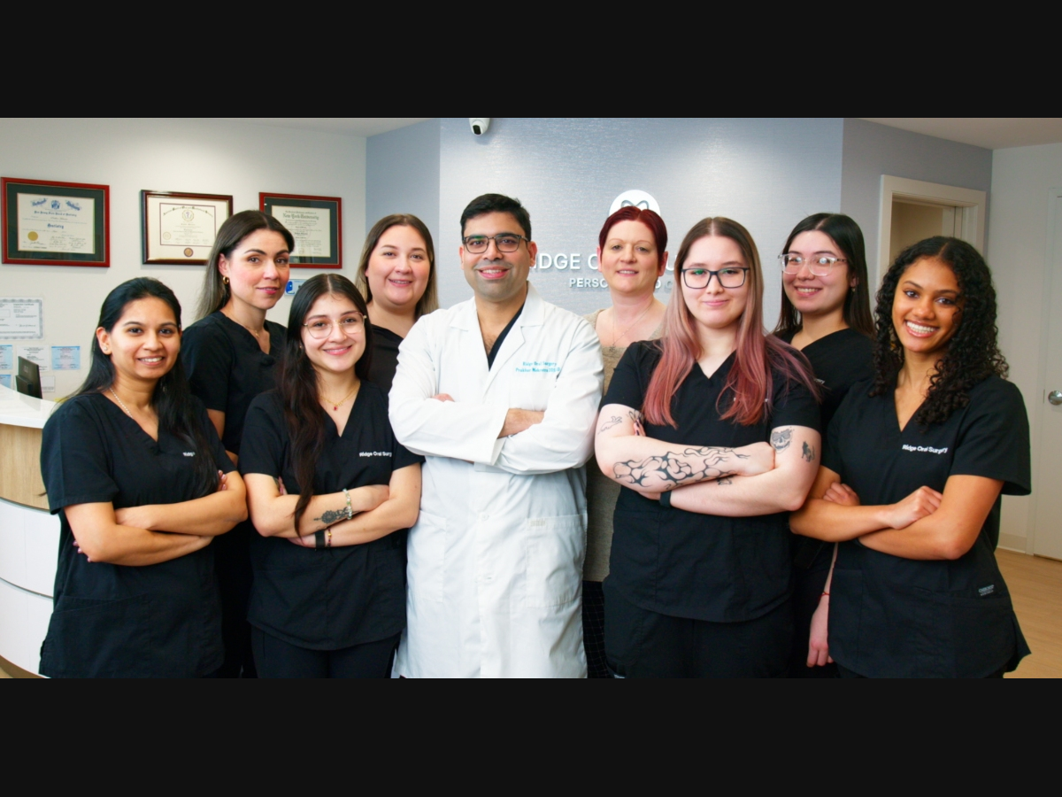 The team at Ridge Oral Surgery is committed to providing expert care, specializing in dental implants and oral surgery.