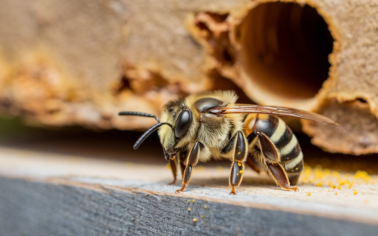 A Worker Bee has a Mass of 0.00011 .