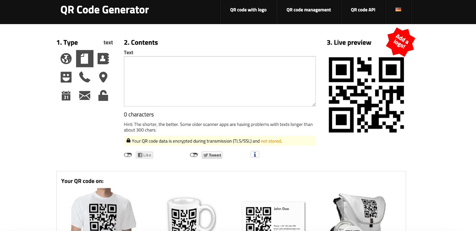 GoQR Tool