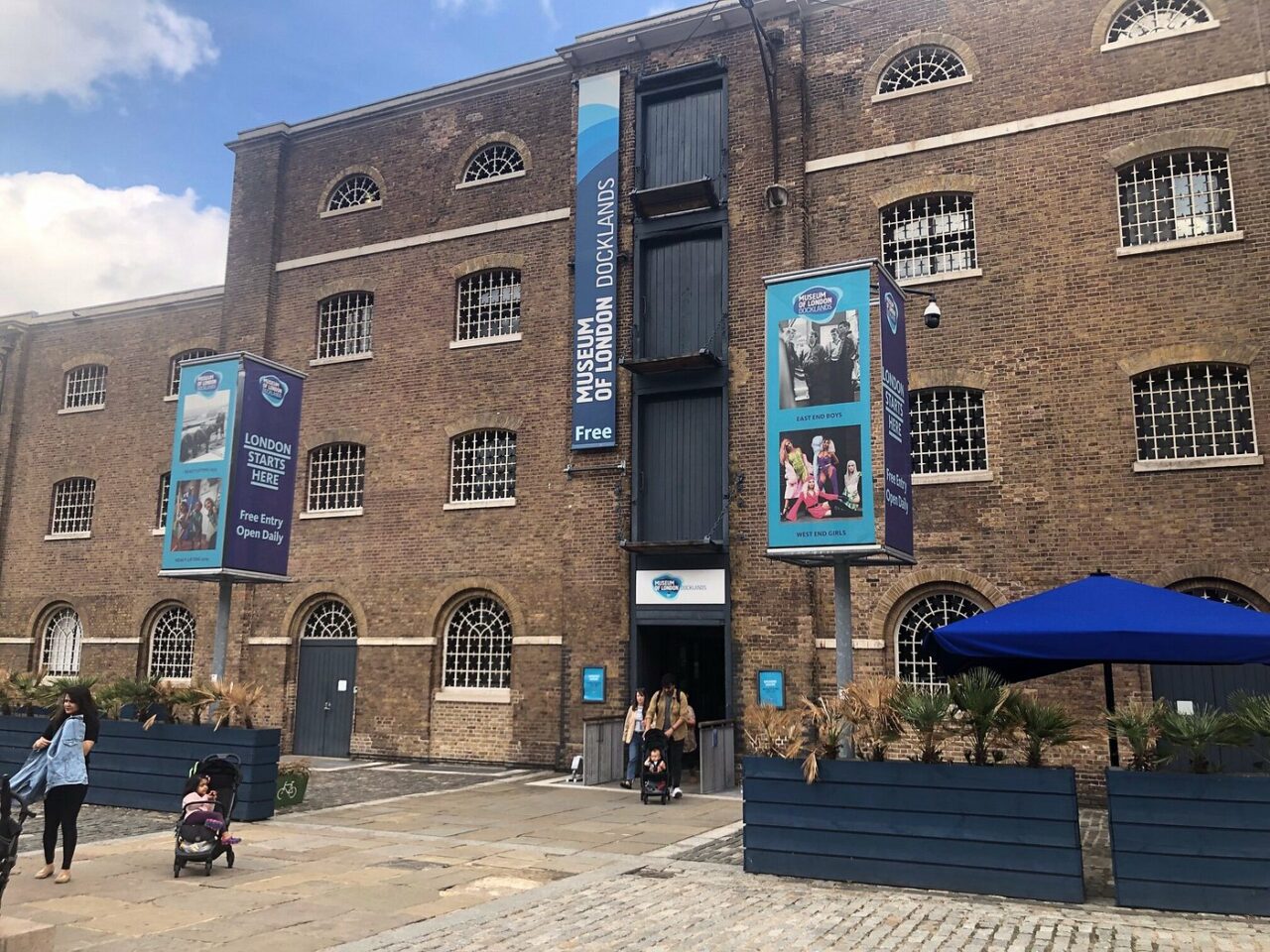 Museum of London Docklands for outdoor birthday venues in London