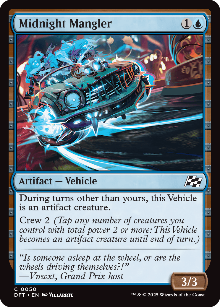 Aetherdrift Midnight Mangler Card