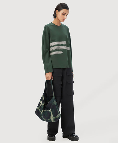 Green Sweatshirt For Women