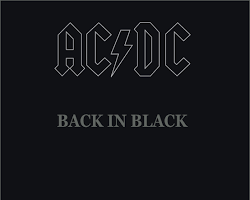 Imagem de Back in Black  AC/DC (1980) album cover