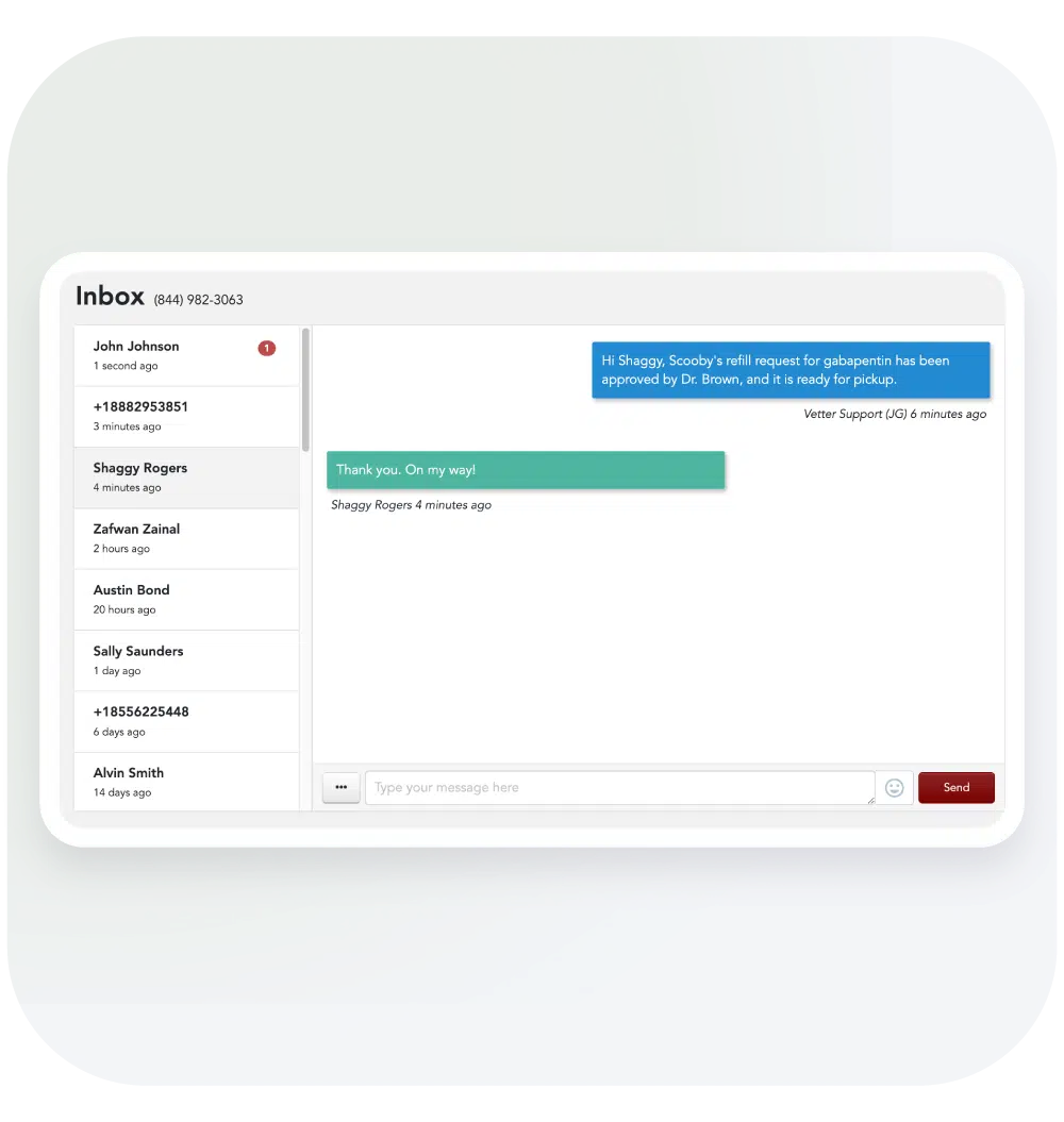 DaySmart Vet dashboard