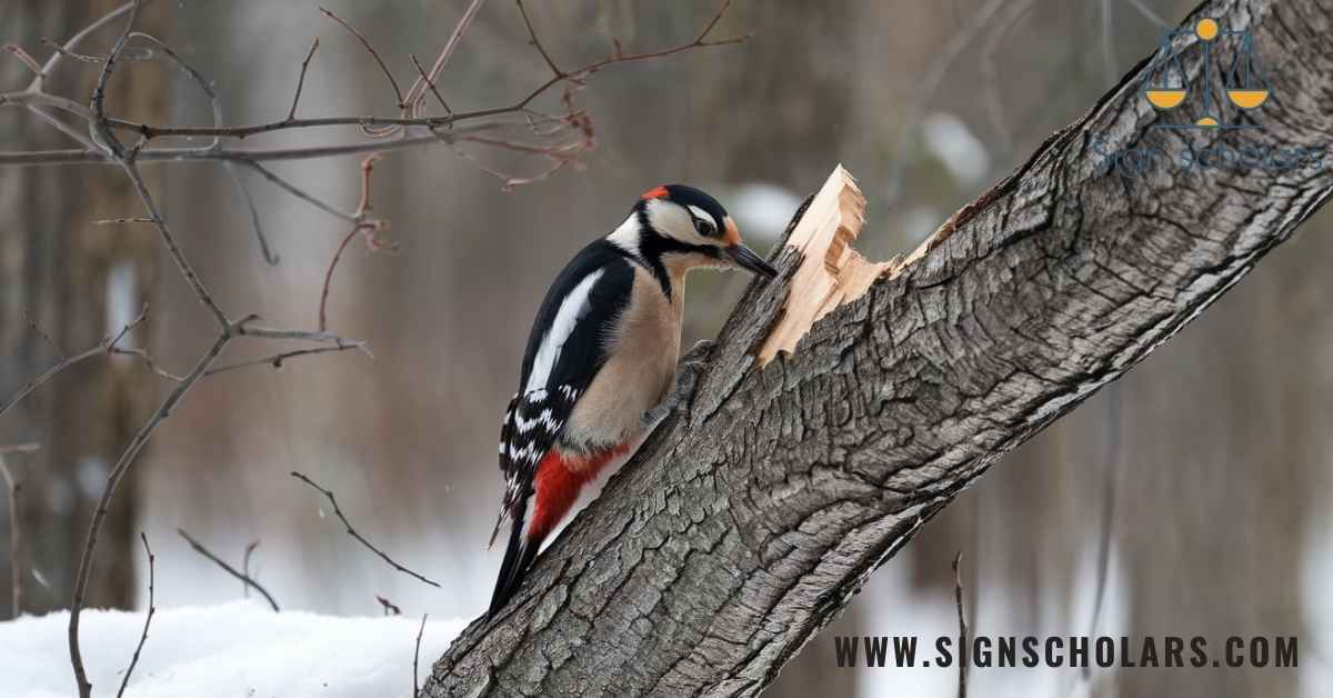 What Does Seeing a Woodpecker in Winter Mean?