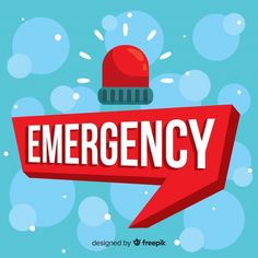 This contain an image of  emergency sign with a red hat 