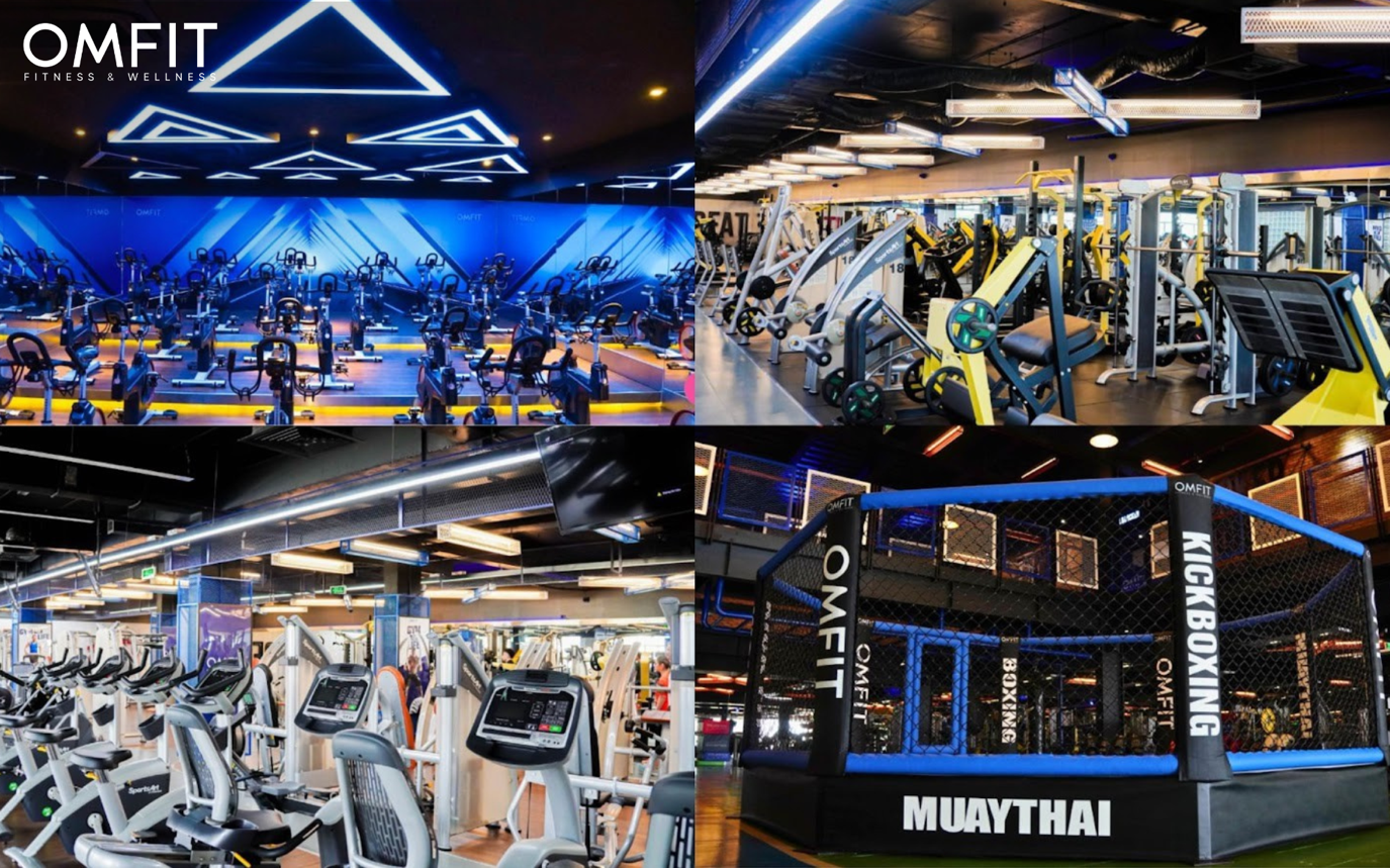 A collage of different gym equipmentAI-generated content may be incorrect.