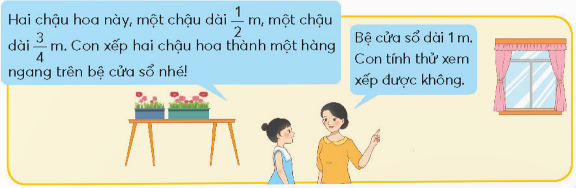 BÀI 70.EM LÀM ĐƯỢC NHỮNG GÌLUYỆN TẬPBài 1: TínhĐáp án chuẩn:Bài 2:Đáp án chuẩn:Cả hai túi nặng 2 kg.Bài 3: Quan sát biểu đồ bêna, Số?Băng giấy A: .... dm. Băng giấy B: ... dmBăng giấy C: .... dm. Băng giấy D: ... dmb, Trong các phân số trên, phân số nào là tổng của hai trong ba phân số còn lại?Đáp án chuẩn:THỬ THÁCHTrong các con gấu dưới đây, con gấu nào có khối lượng bằng tổng khối lượng của hai con gấu còn lại ?Đáp án chuẩn:Gấu nâu có khối lượng bằng khối lượng của hai con gấu còn lại.HOẠT ĐỘNG THỰC TẾ