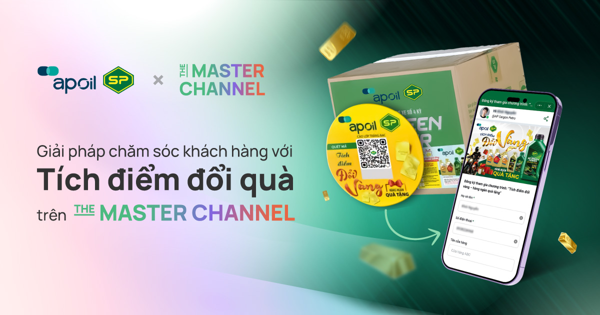 AP SAIGON PETRO x The Master Channel: Giải pháp chăm sóc khách hàng với chương trình tích điểm đổi quà