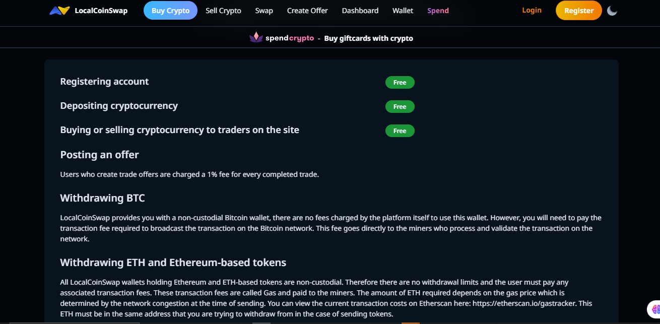 localcoinswap trading fees