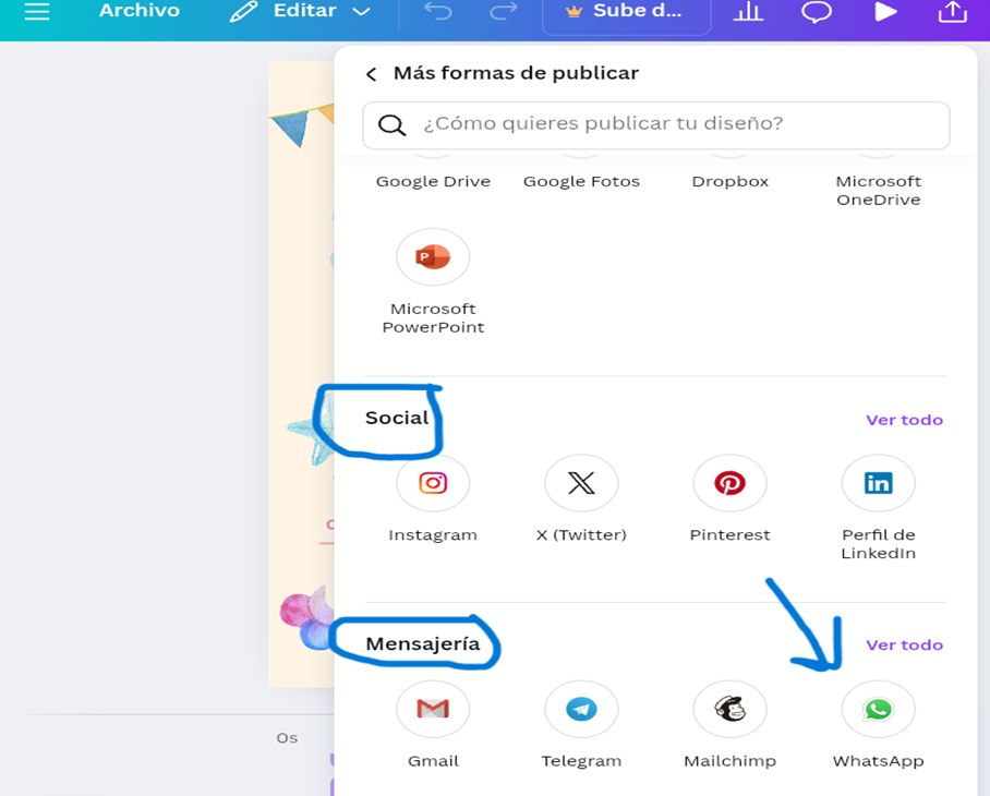 Convite digital para fiesta infantil