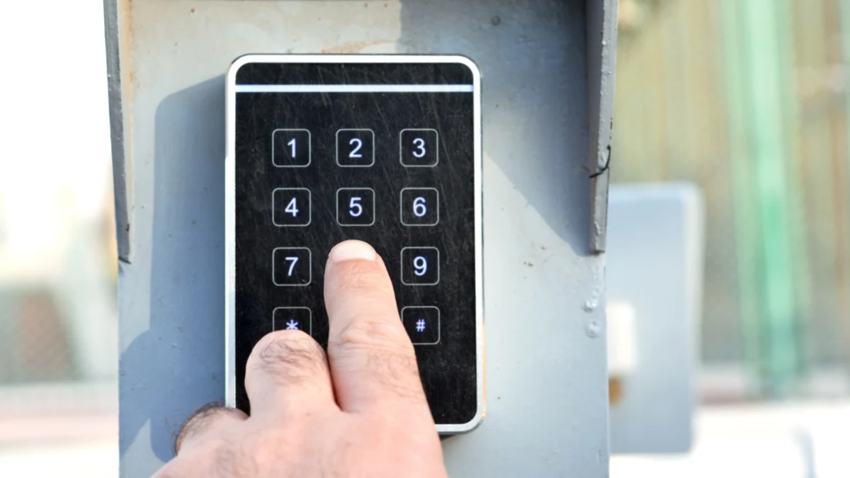 Garage Door Keypad