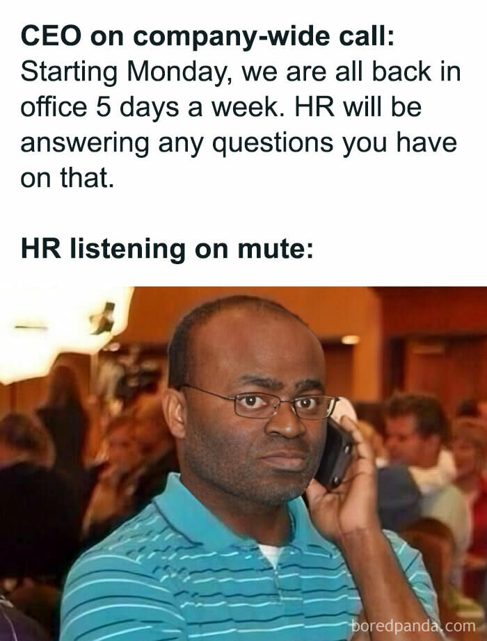 HR-Meme: HR schweigt bei Team-Anrufen
