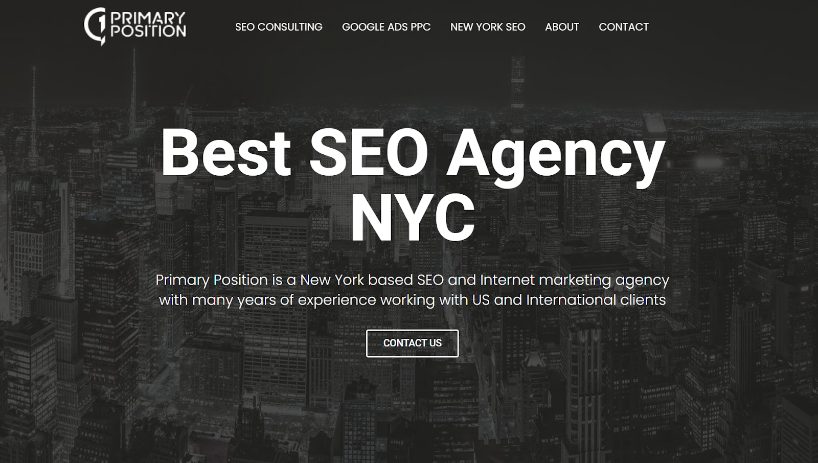Primary Position website screenshot.