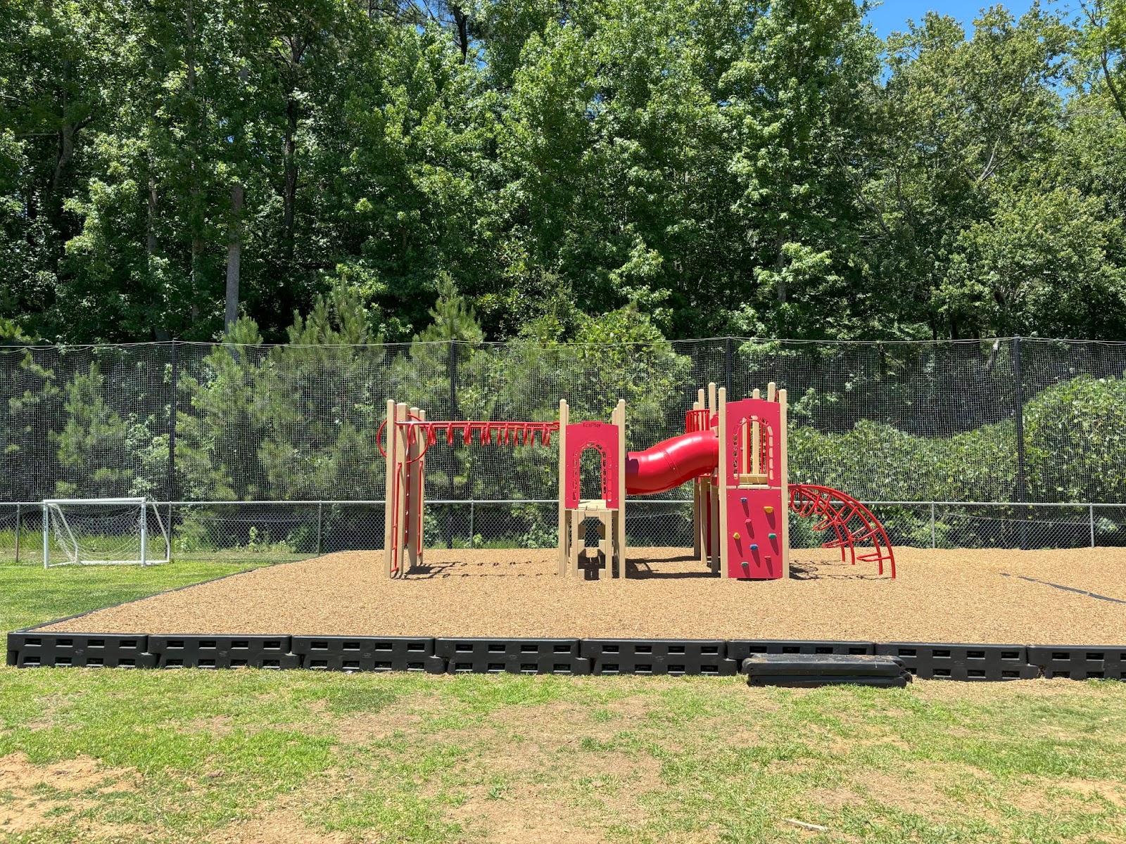 ecoplay  red school playground structure 