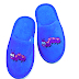 WOMEN DARK BLUE COMFORTABLE SLIPPER