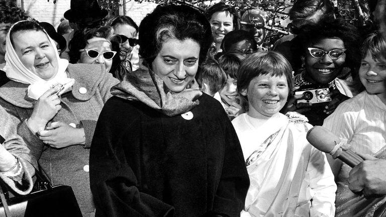 Indira Gandhi, Πρωθυπουργός της Ινδίας. Φωτογραφία: AP