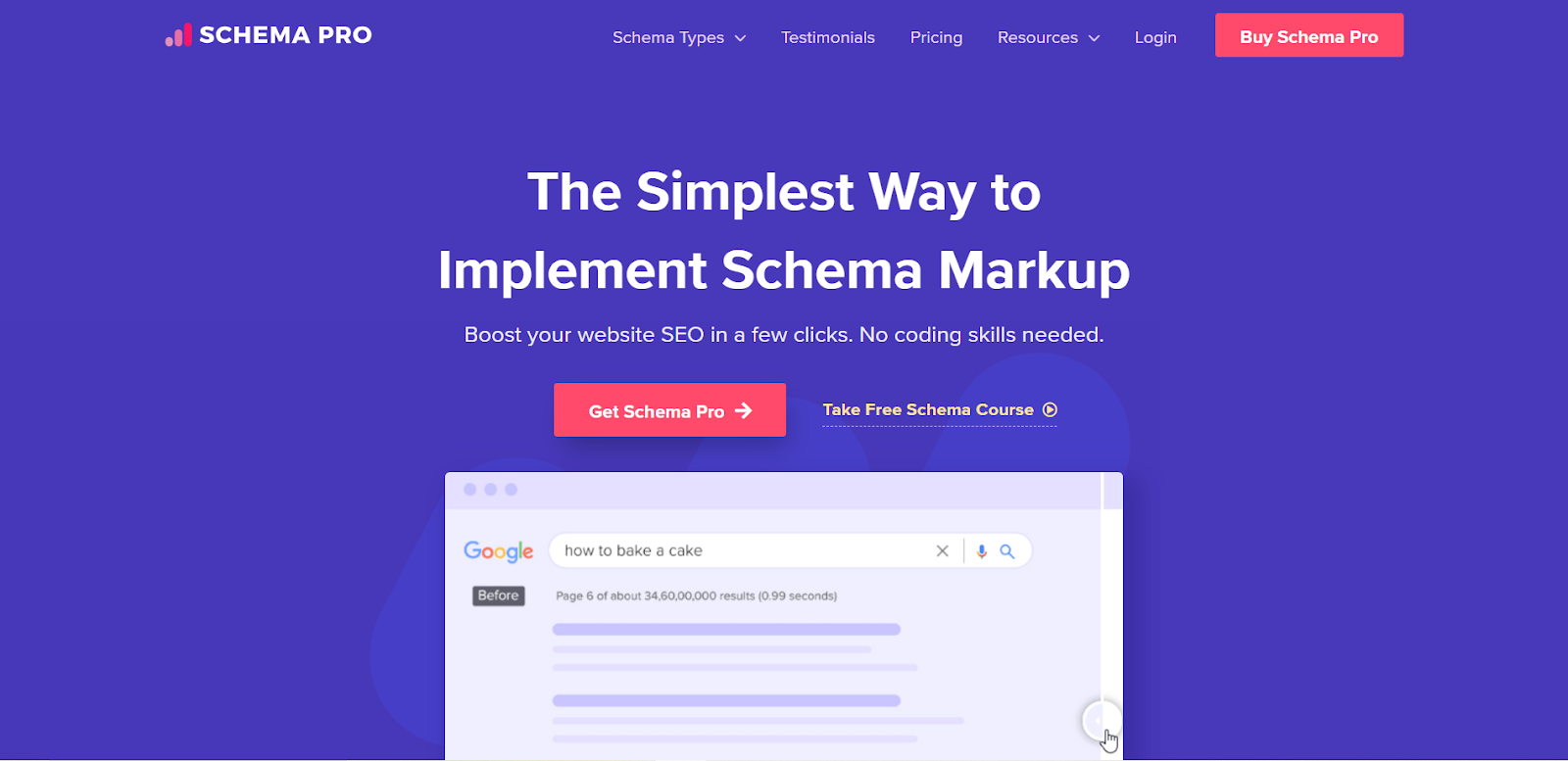 Schema Pro SEO tool