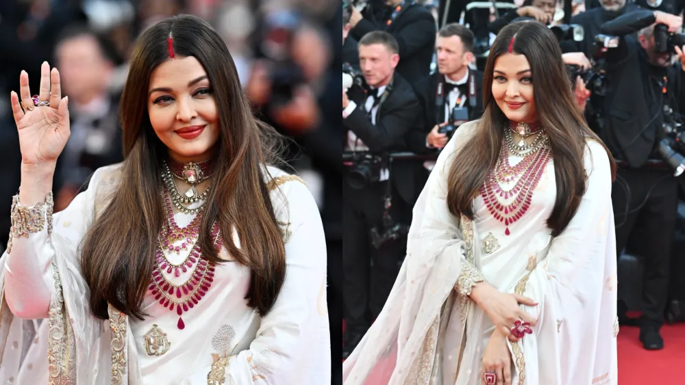 Aishwarya Rai’s Golden Royal Look at Cannes 2025
