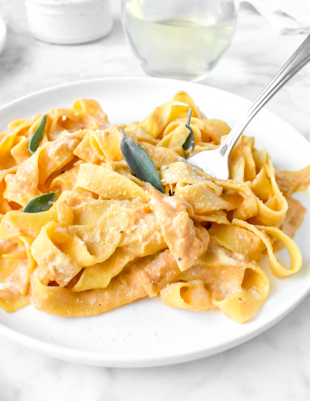 Pumpkin Fettucine Alfredo