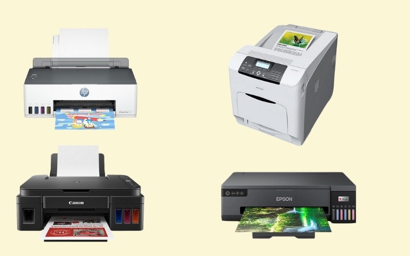 Các loại máy in màu tốt nhất và phổ biện hiện nay